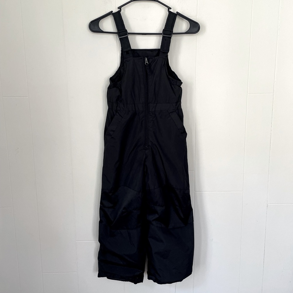 Jumping Beans Kids Snow Bib Overalls ~ Black, Adjustable Straps ~ Size L(7)